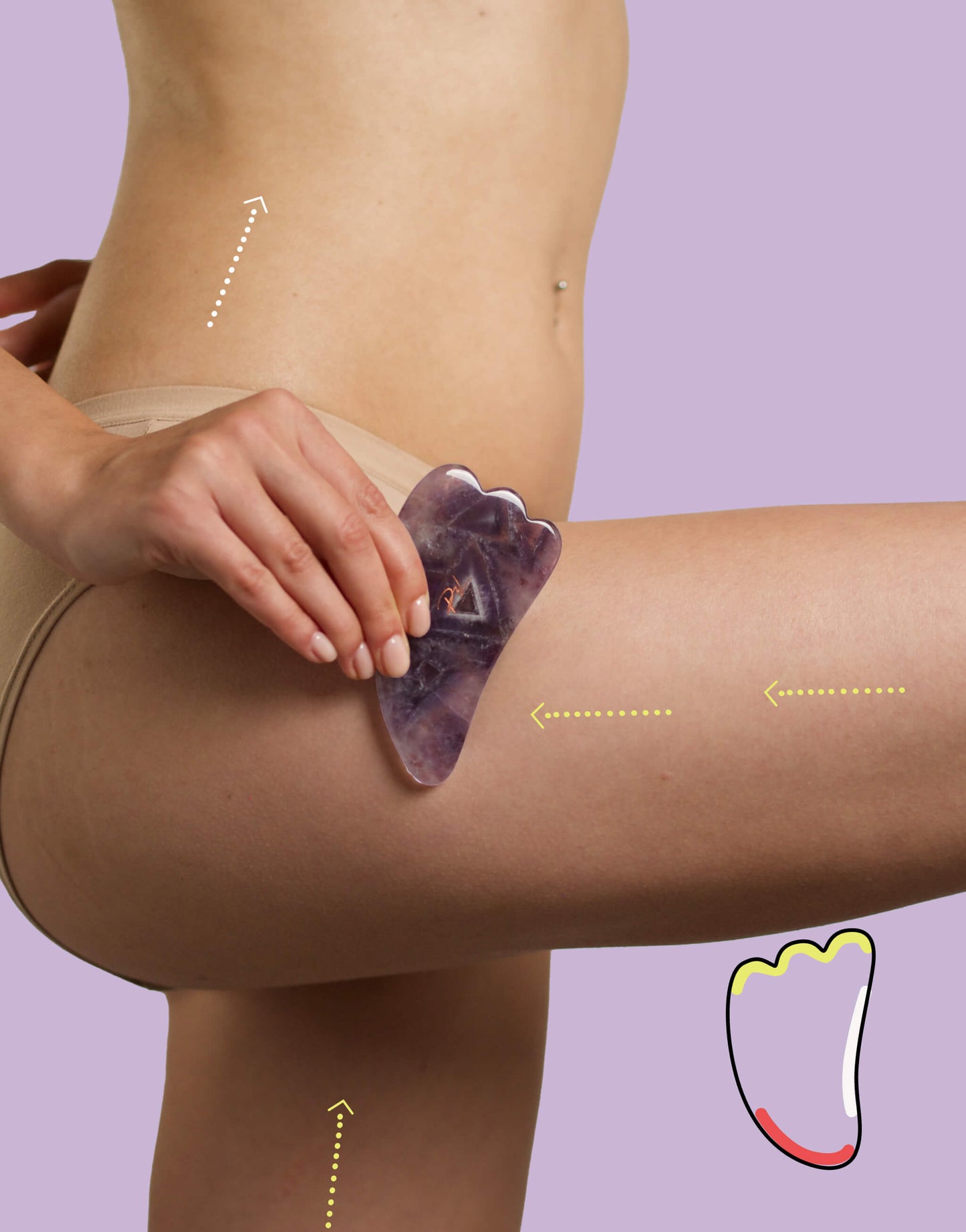 Gua Sha Corps Améthyste