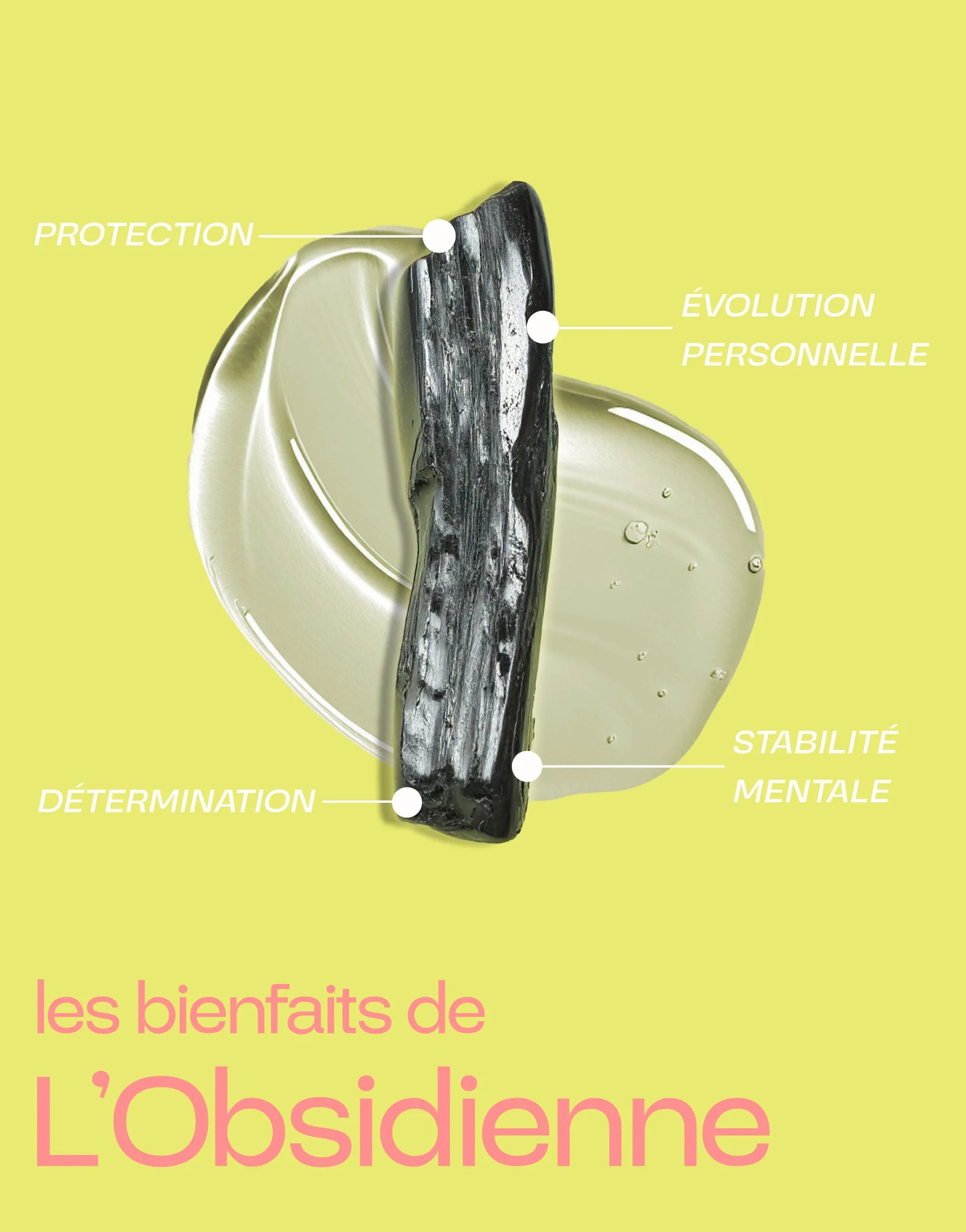 Mushroom Gua Sha Obsidienne