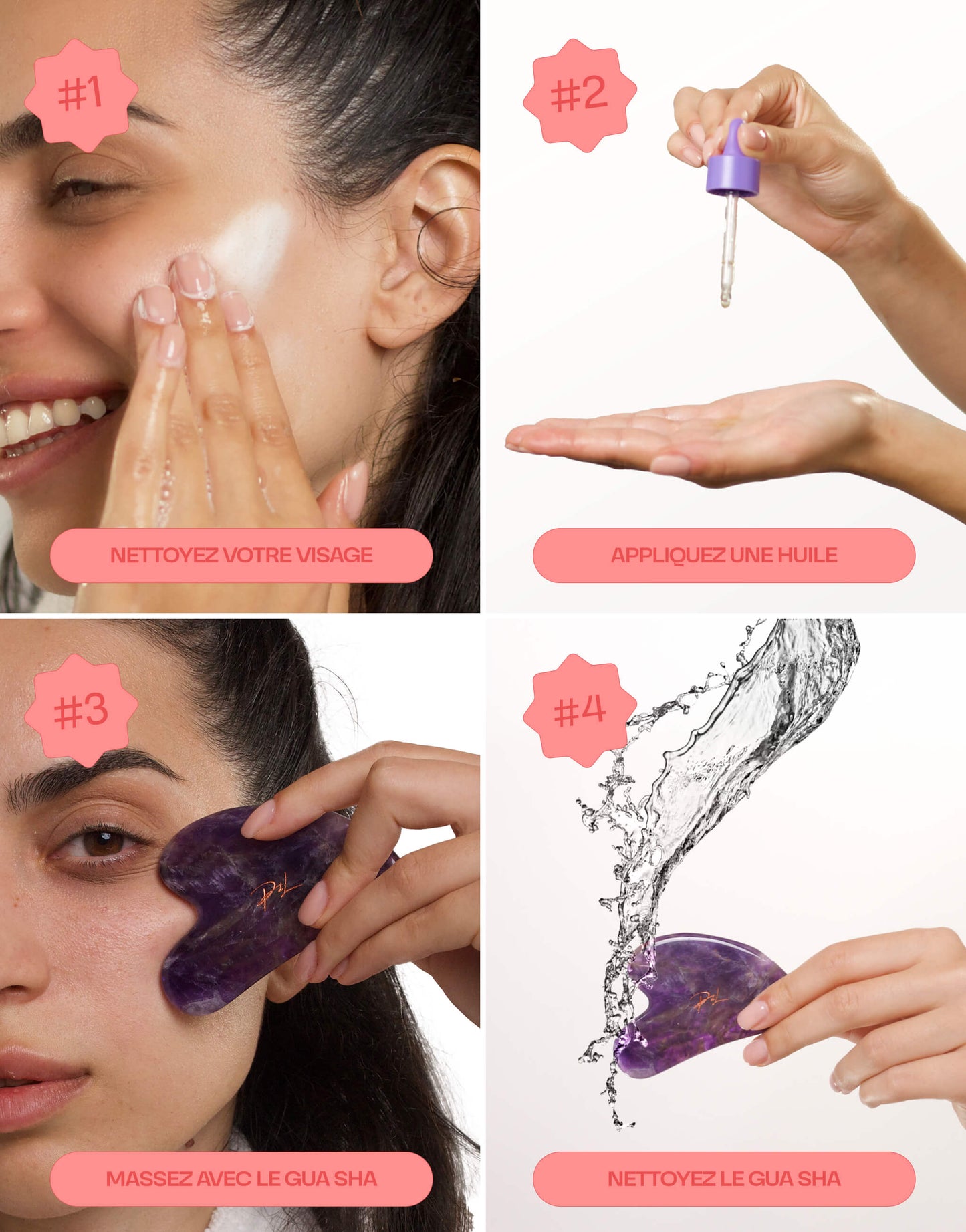 Gua Sha Améthyste