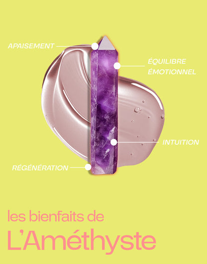 Mushroom Gua Sha Améthyste