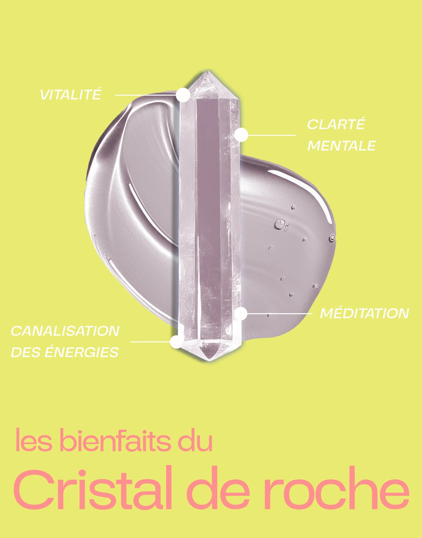 Mushroom Gua Sha Cristal de Roche